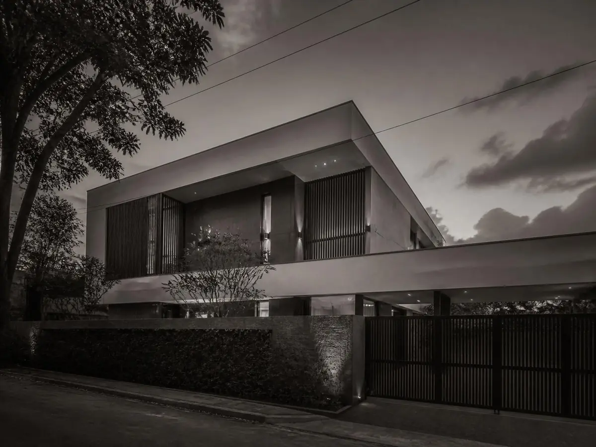 Modern residential architecture managed under SANGAU's operational systems